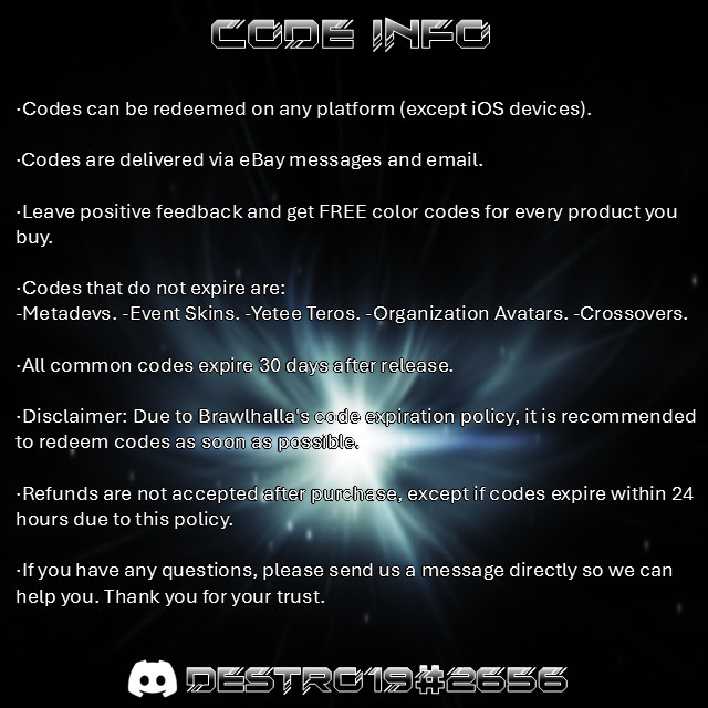 Brawlhalla Metadev Barraza Skin - Exclusive Code - Rare Code - All Platforms