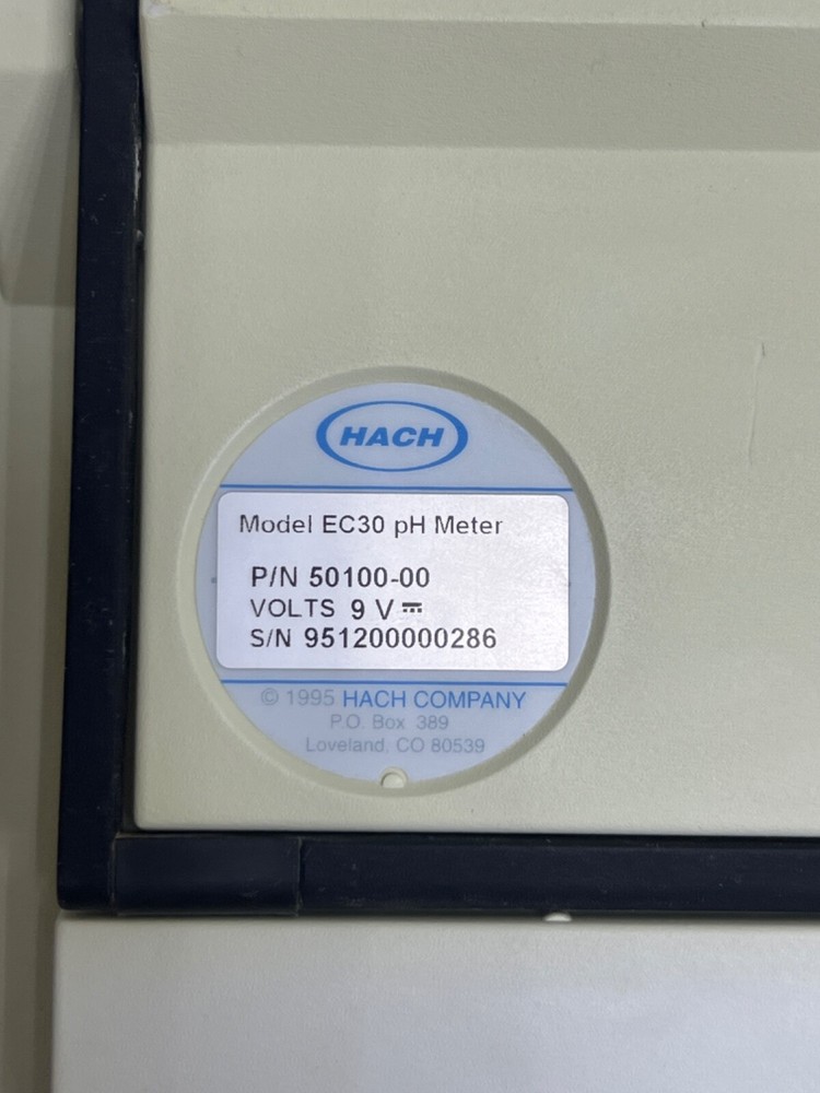 HACH EC30 PH METER PN: 50100-00