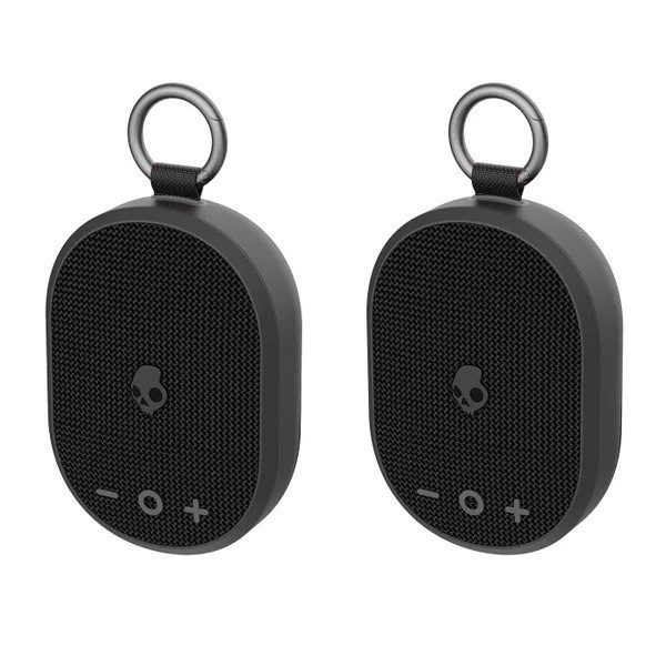 Skullcandy Kilo Wireless Waterproof Bluetooth Speaker with Case Bundle, 2-pack