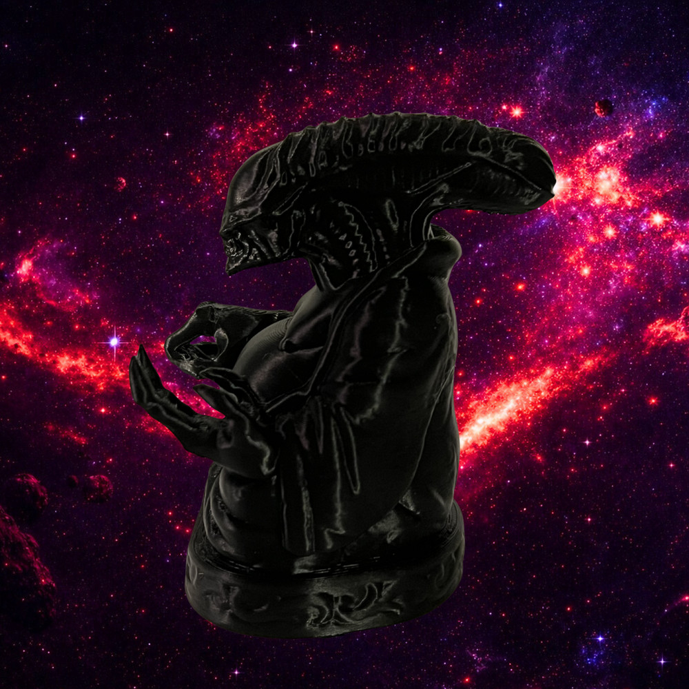 Alien Xenomorph Buddha Statue