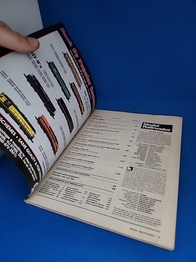 Model Railroader Magazine June 1991 Issue