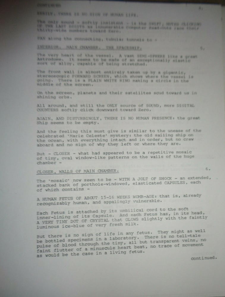 Dennis Potter - CRADLE SONG - Screenplay - 1982 - Original unpublished script