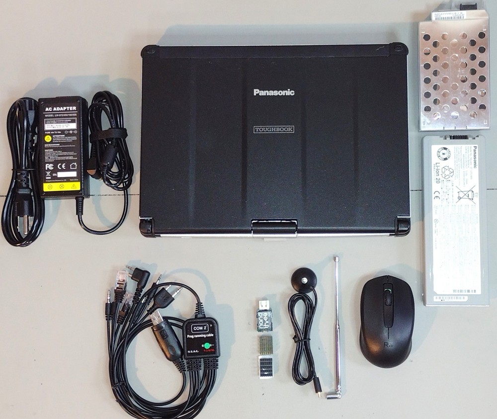 TOUGHBOOK CF-C2 LAPTOP ; Radio Programming, HAM Digital, Logging & SDR Apps +