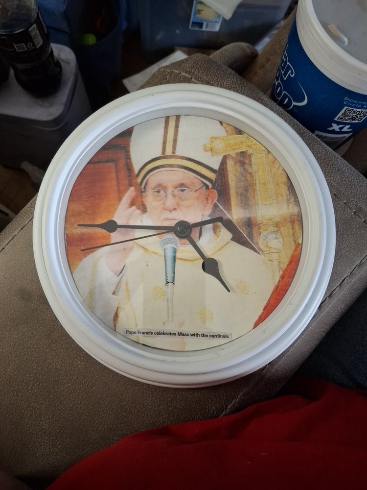 Pope Francis Clock