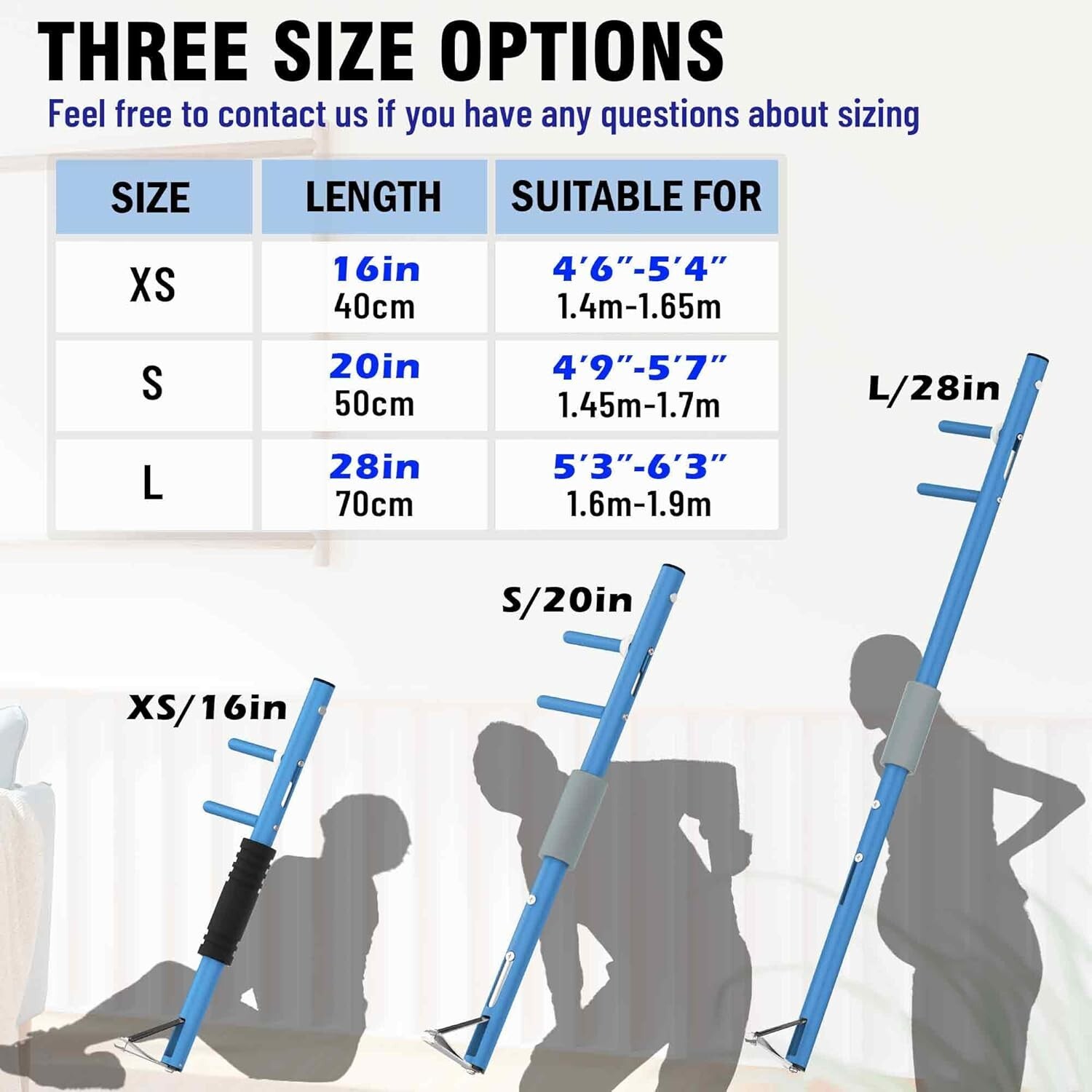 Long Handled Toenail Clippers Wide Jaw Opening-Seniors Thick Nails (XS/S/L)-Blue