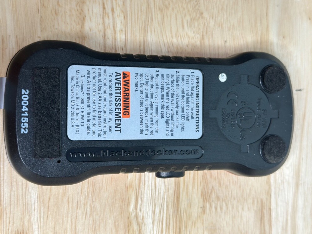 Black And Decker Stud Sensor SF100 Tested Works Great