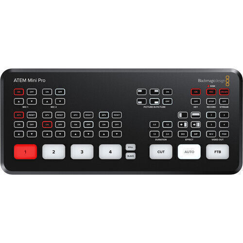 Blackmagic Design Atem Mini Pro HDMI-Compatible Live Stream Switcher Multi-view