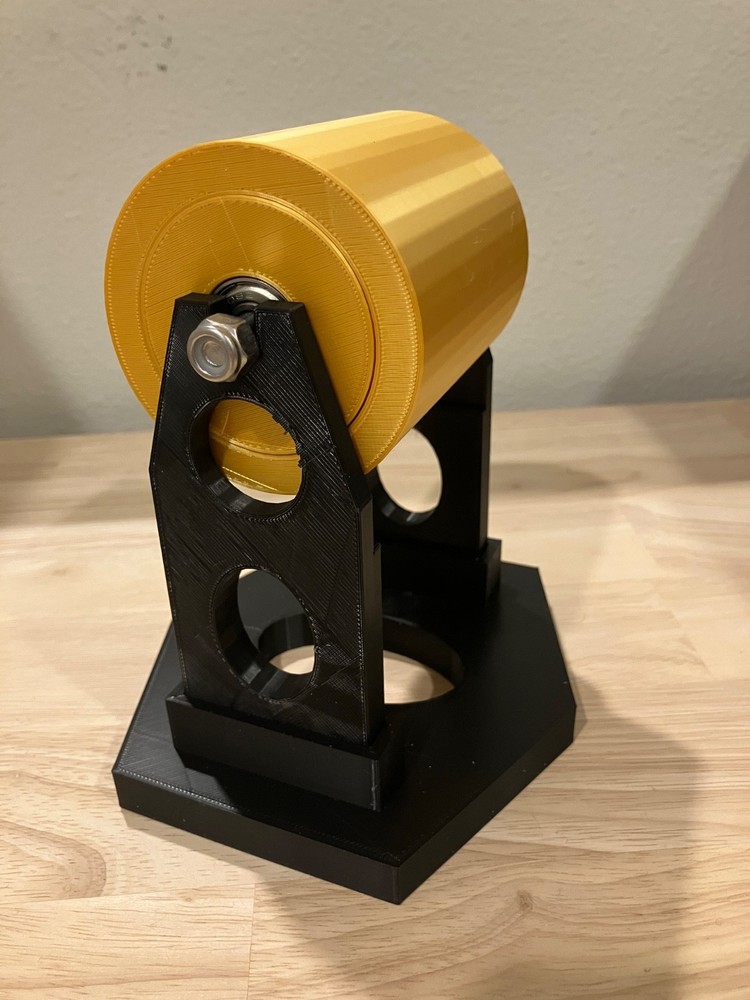 3D Printer Filament Spool Roller Holder Custom Design * Multiple Color Options *