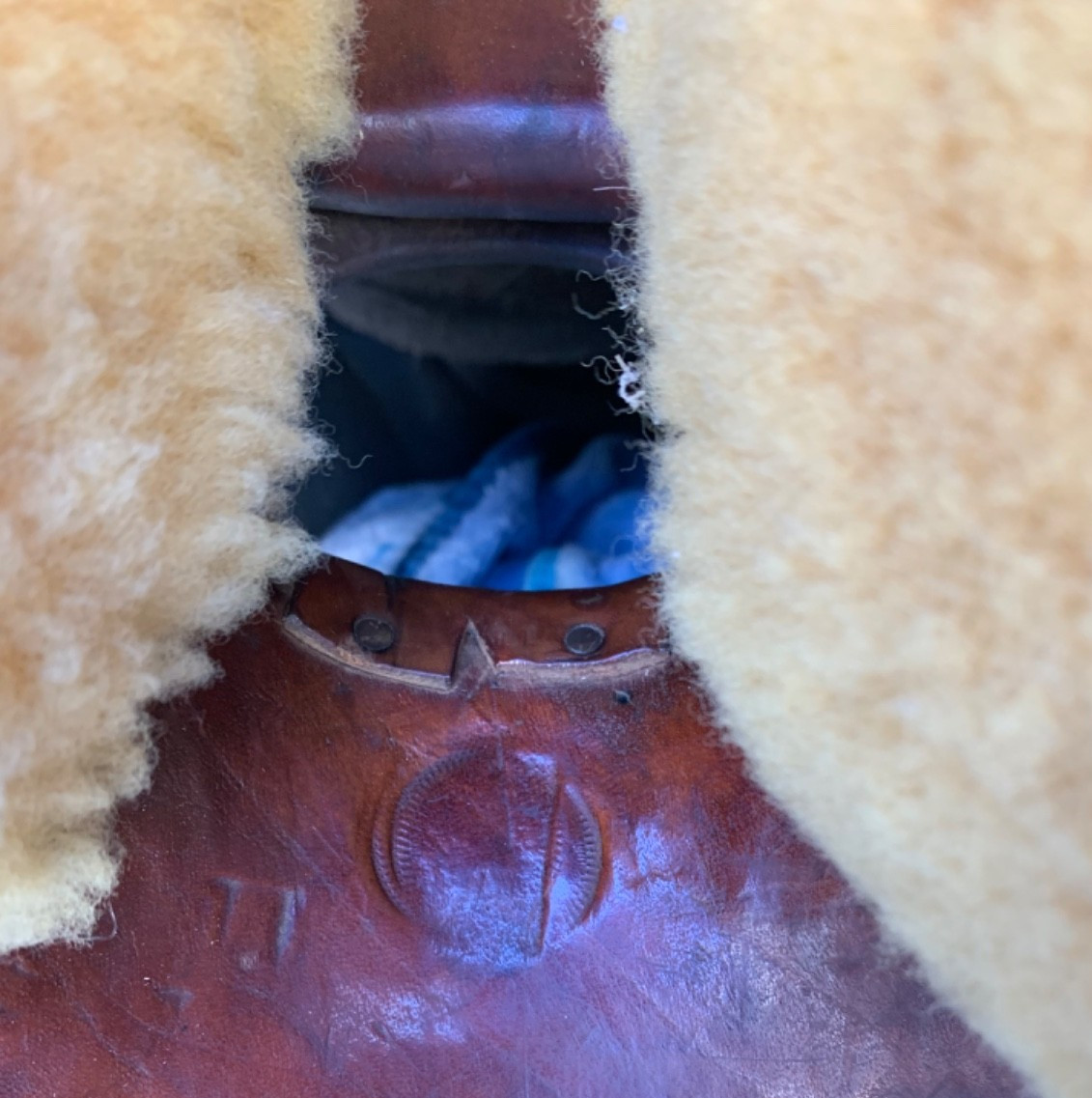 Gorgeous Maker Marked 13.5" Seat Vintage Western Saddle mw