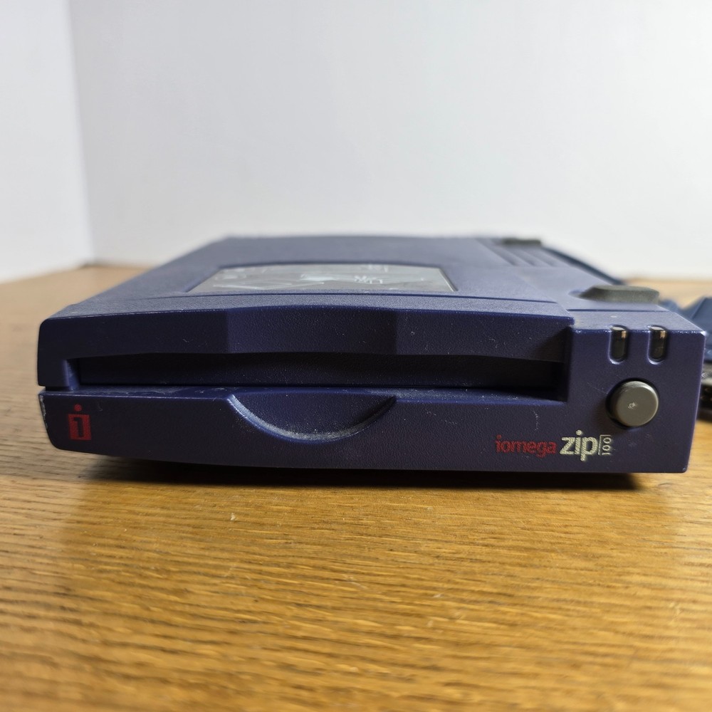 Iomega Zip 100 Parallel External Drive | Only Video Cable And Drive