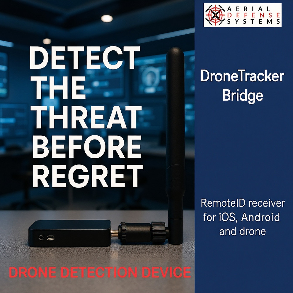 Drone and Pilot Detection Device –Handheld Remote ID Receiver for iOS & Android