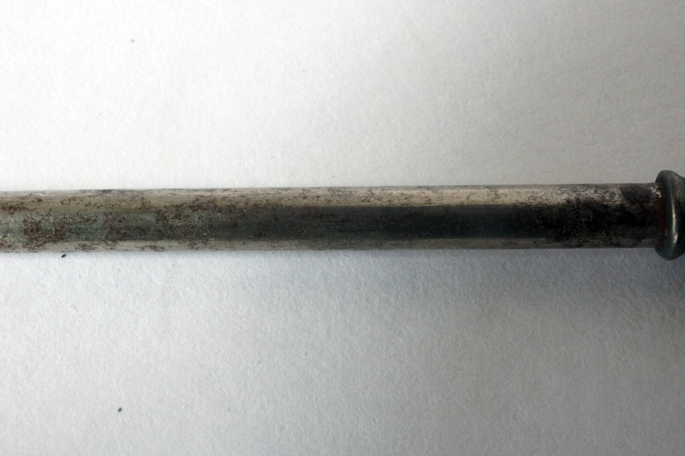 Vintage Sterling Silver Handle Shoe Button Hook 3 3/4" Long