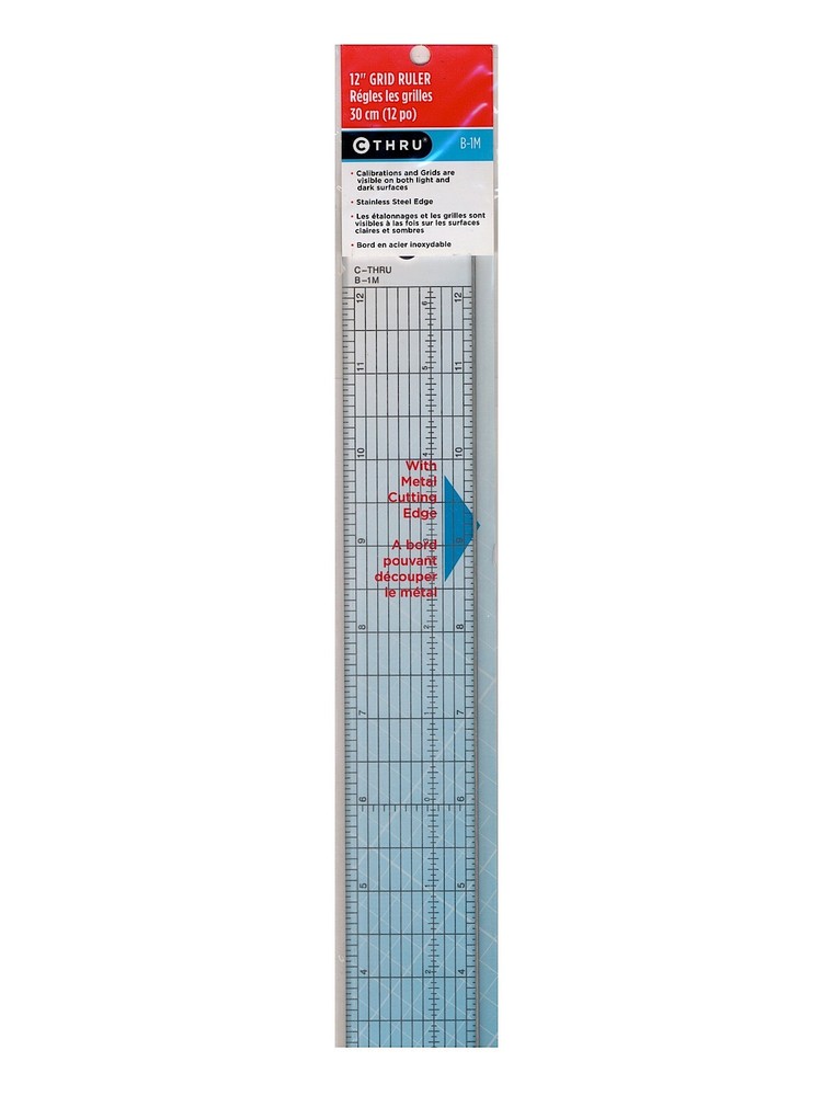 Westcott Clear Plastic Grid Rulers