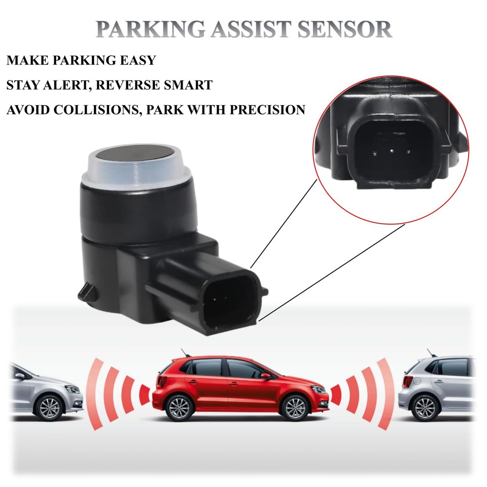 Backup Sensor Reverse Backup Parking Rear Bumper Park Assist Object Sensor Co...