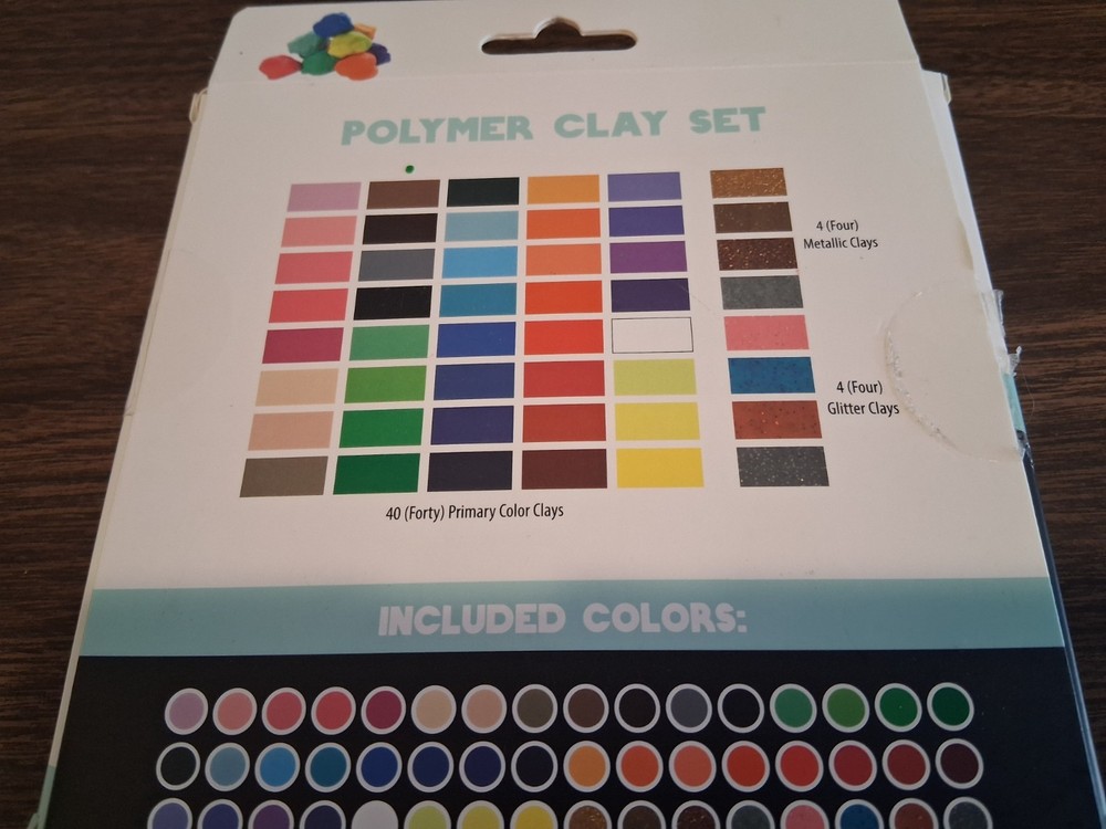 POLYMER CLAY SET, 48 PIECES, 6 & UP MULTICOLOR