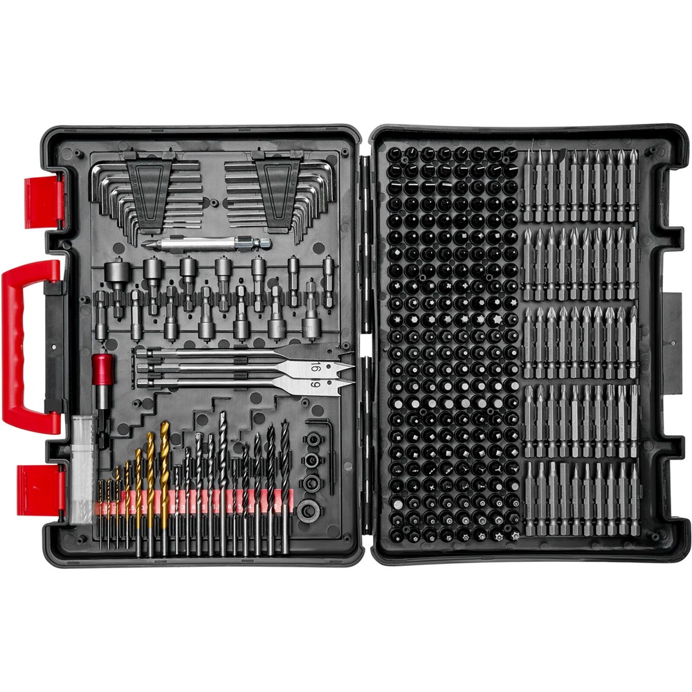 Drill Bit Set 318PCS Screwdriver Bit Set with Carrying Case Multi-purpose