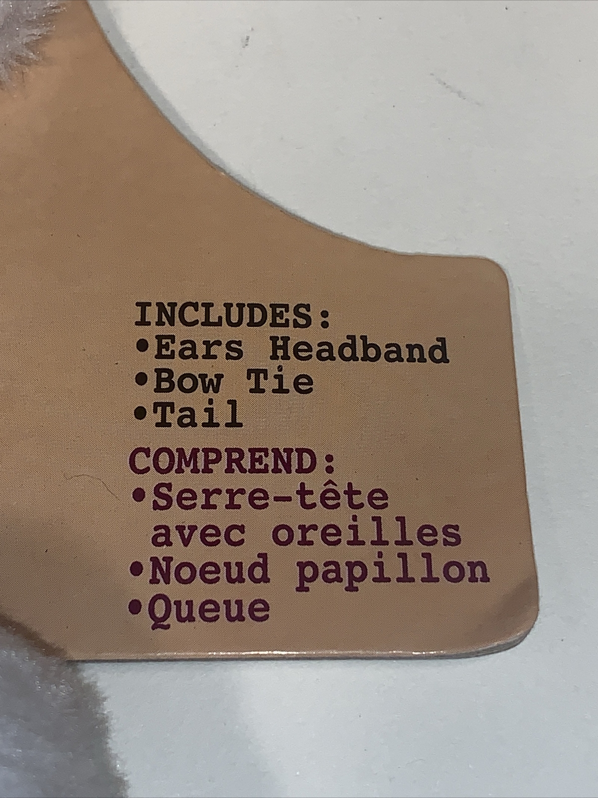 Bunny Costume (LOT OF 2) (Easter Or Halloween!) Ears, Tail, Bow Tie (BRAND NEW)