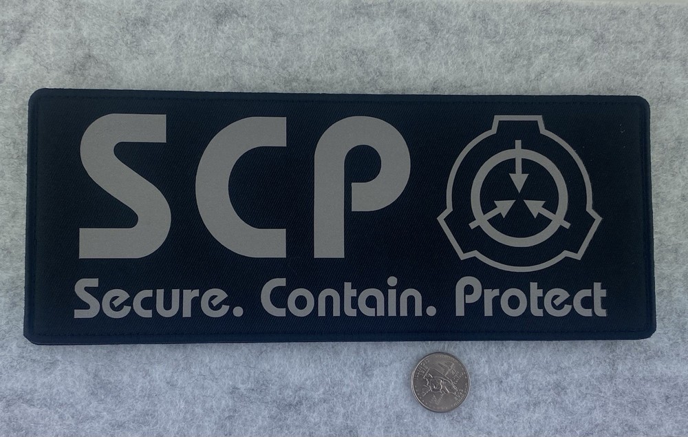 SCP Foundation Video Game Reflective Morale Tactical Patch