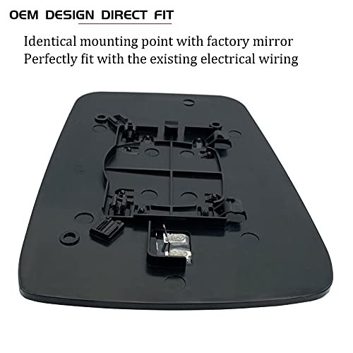 Driver Left Side Heated Mirror Glass Replacement for 2009 Driver Side (Left)