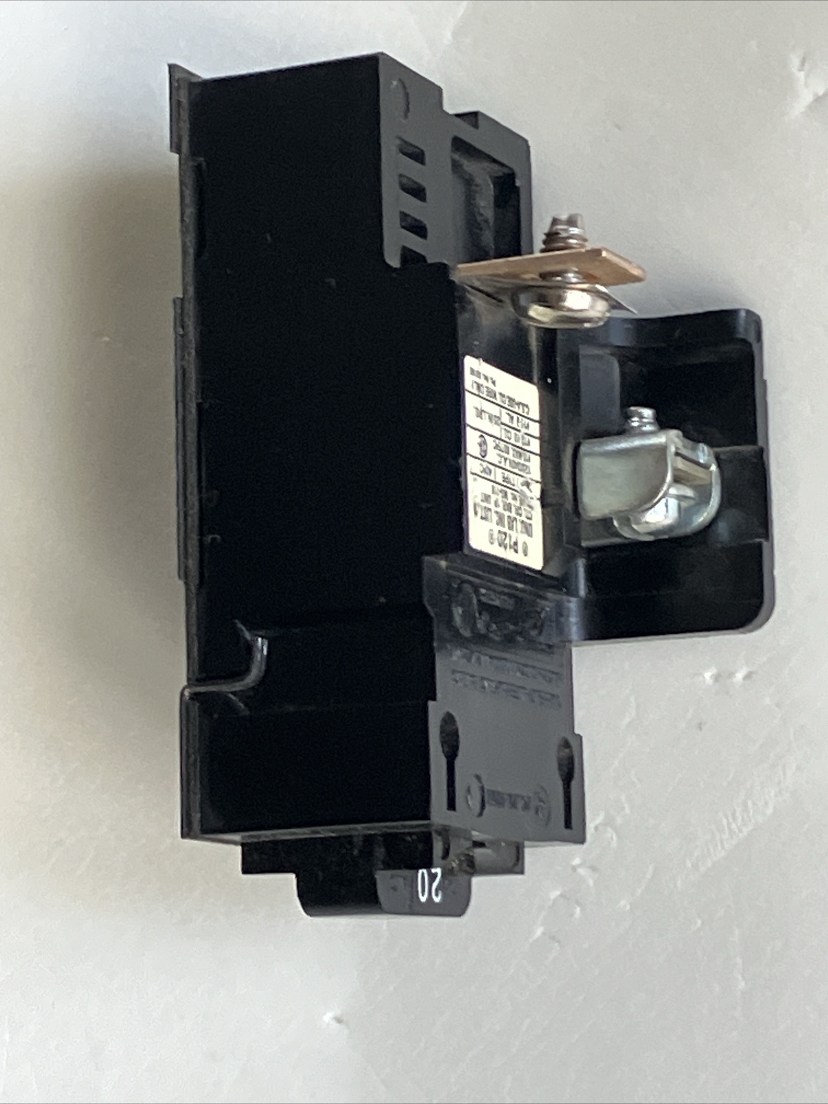 Bulldog P120, 20 Amp, 120 Volt, 1 Pole Pushmatic Circuit Breaker- WARRANTY