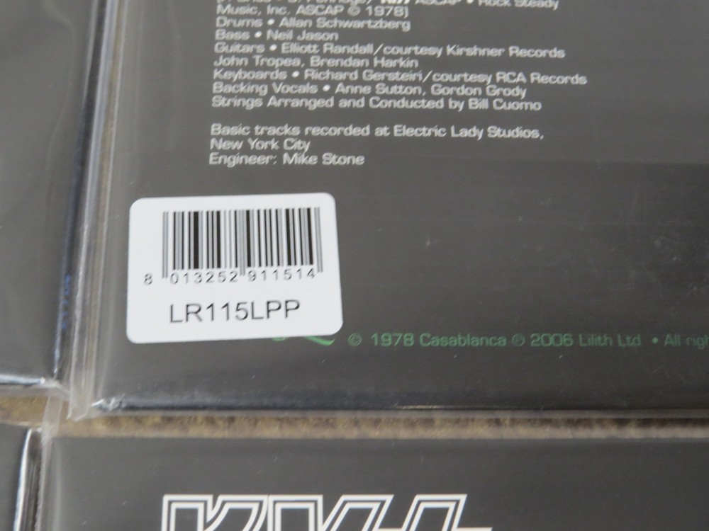 KISS RUSSIAN LILITH SOLO ALBUM PICTURE DISC SET OF 4 RELEASED 2006