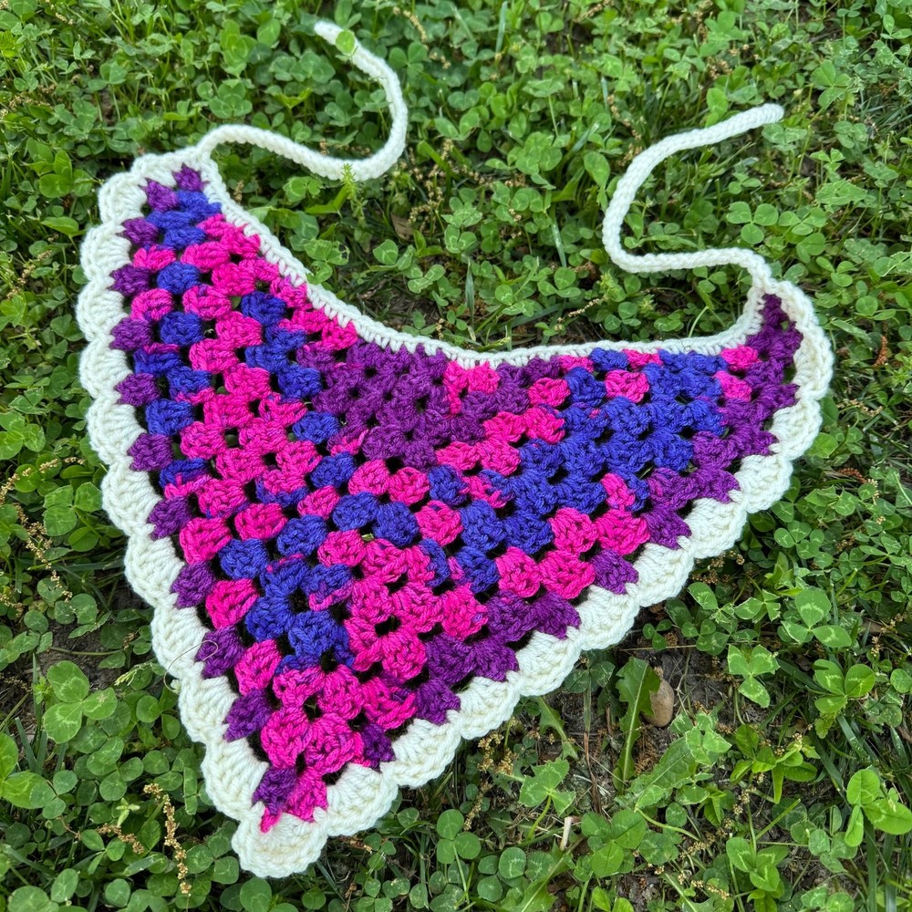 Handmade Crochet Pride Bandanas