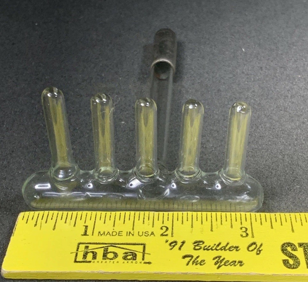 Master Violet Ray High Frequency Unit & Attachments(3) WORKS! Original Receipt!