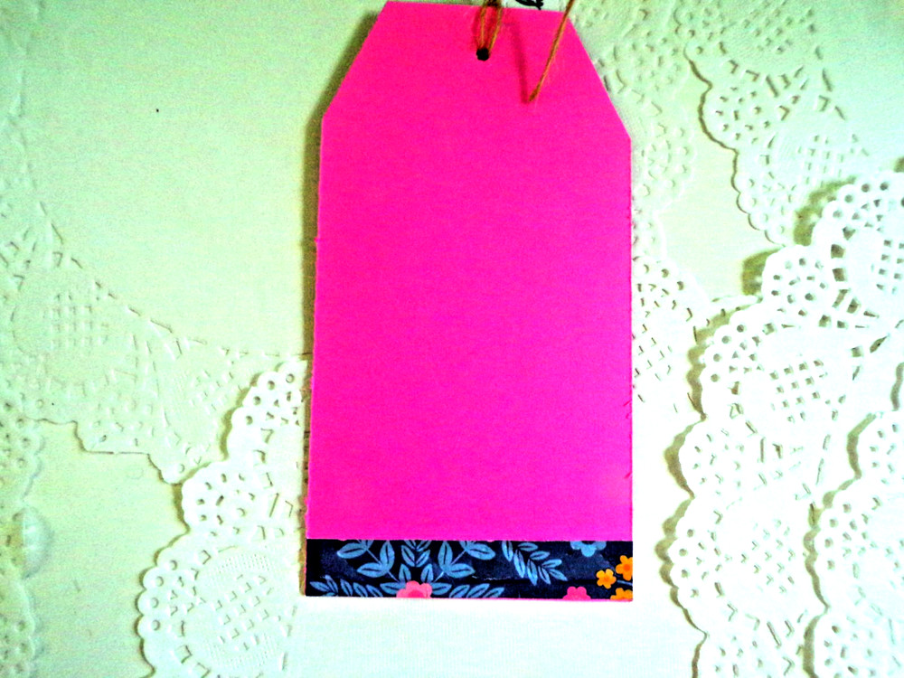 Handmade paper pieced quilt tags