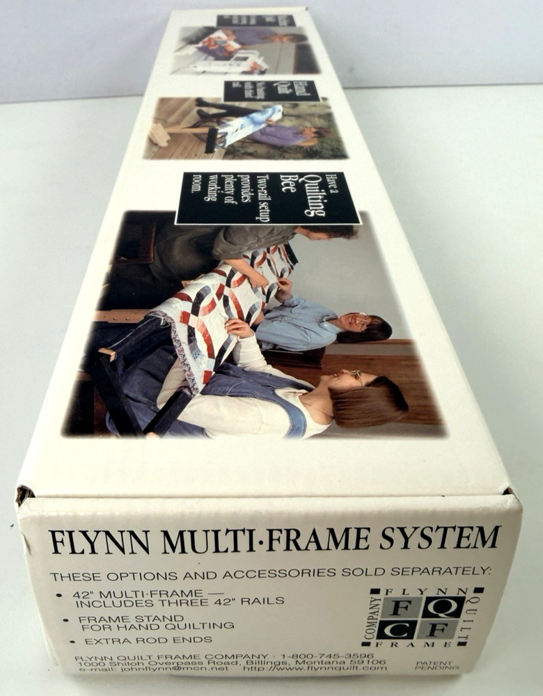 Flynn Multi-Frame Kit No Basting Machine Hand Quilt Quilting Bee