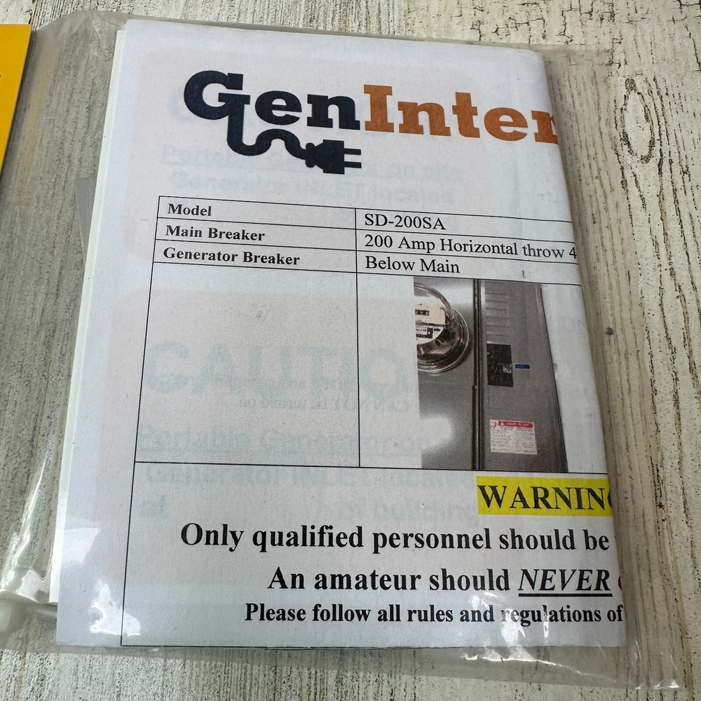 Generator Interlock Kit Compatible with Square D Generator Interlock Kit for Hom