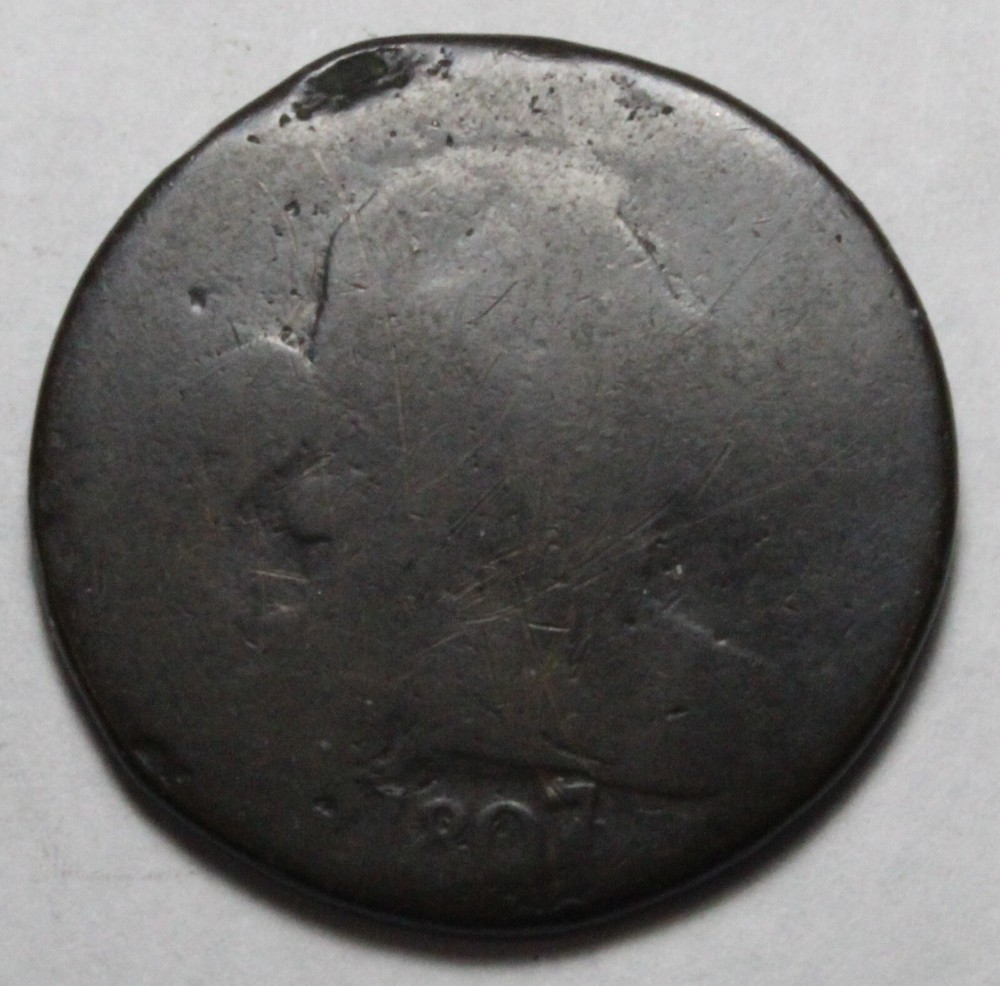 1807/6 Large Cent DU722