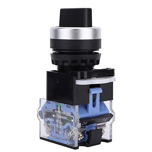 10Pcs Rotary Switch 3 Position 22mm Self Locking Changeover Selector Switch