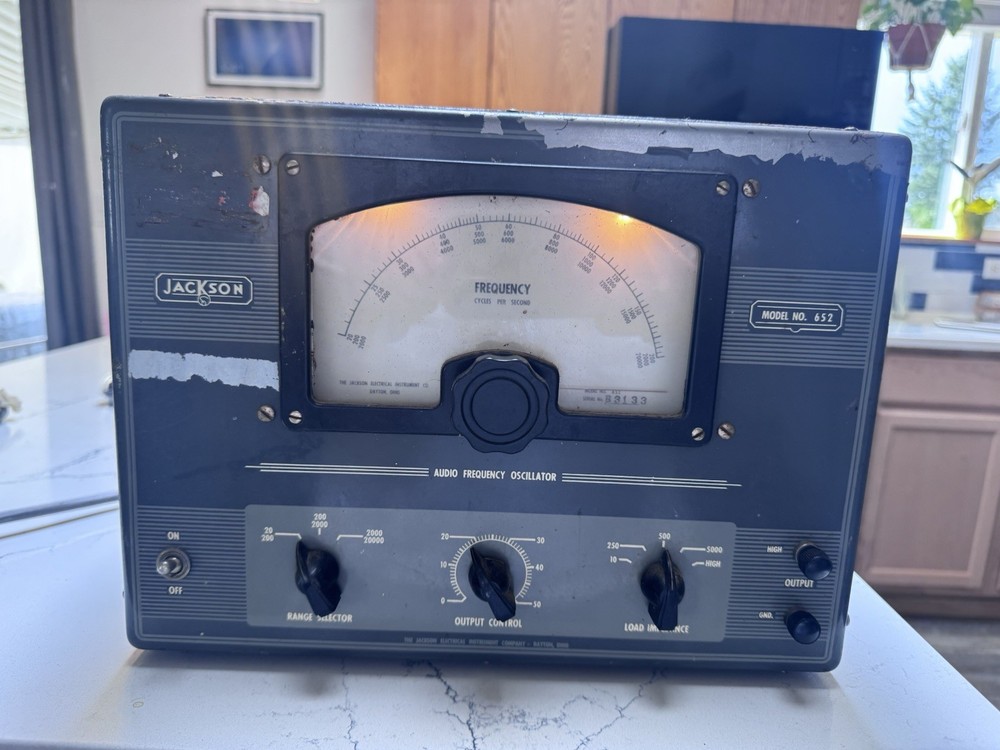 Vintage Jackson  Tester Model 652 Working