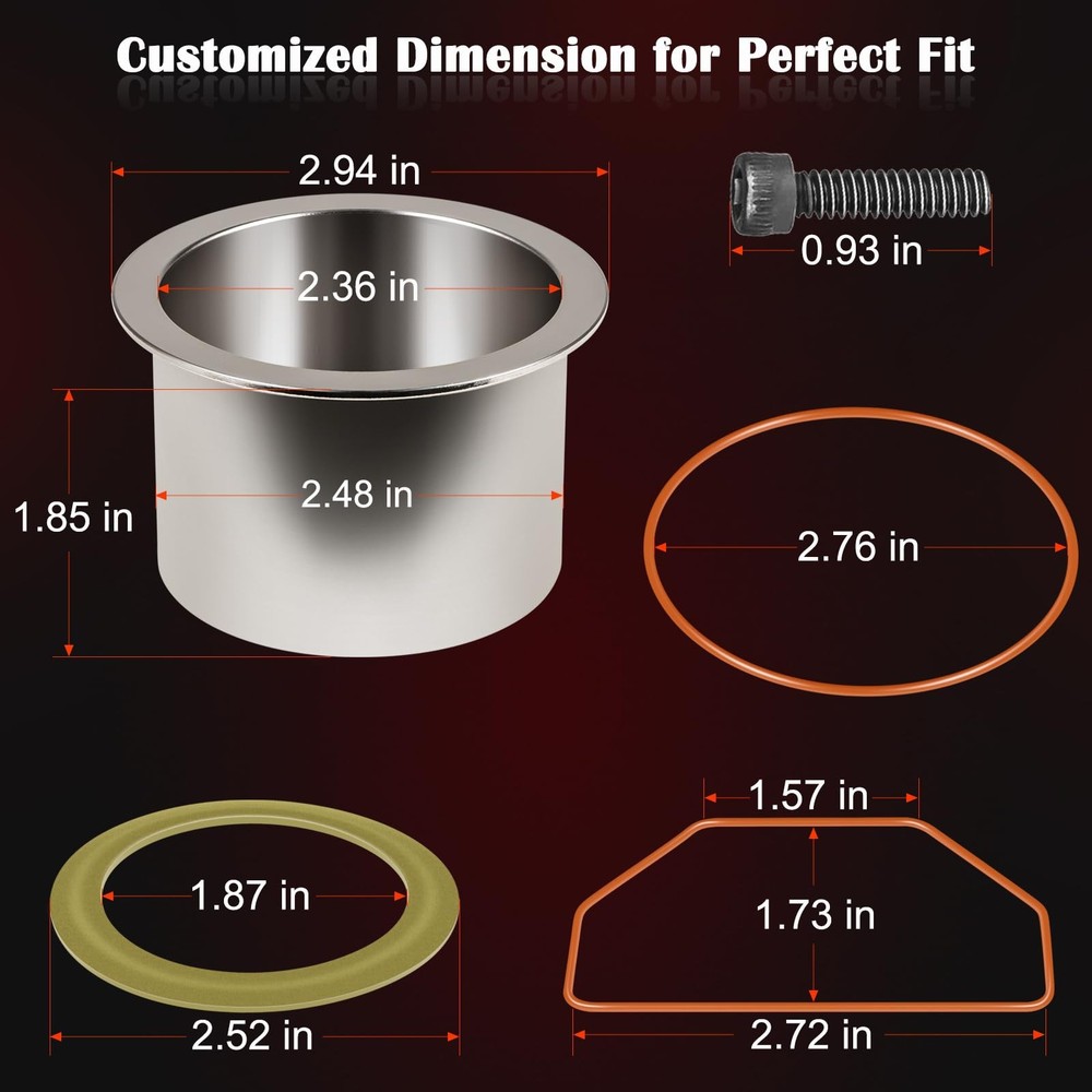 K-0650 Air Compressor Cylinder Sleeve and Compression Ring Replacement Kit Pe...