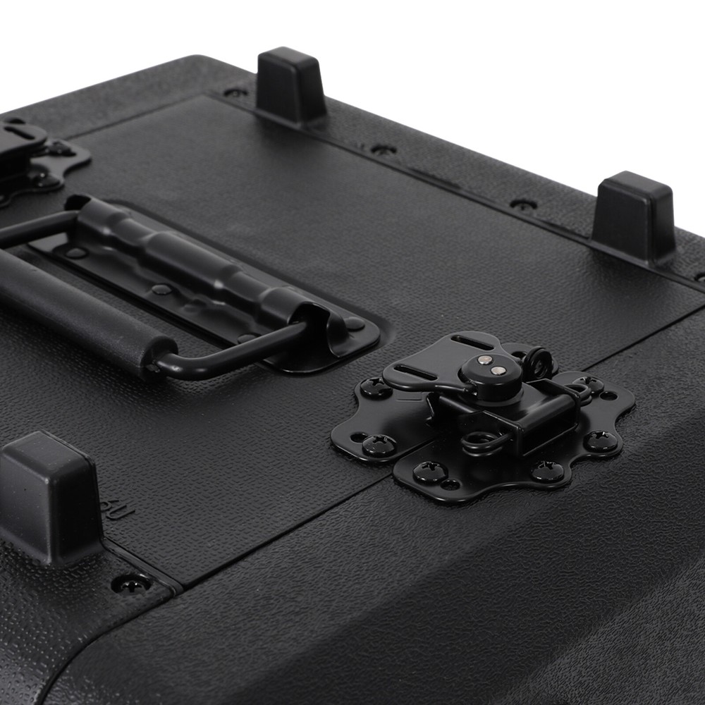6u Rack Case Dust-proof With Microphone Storage Equalizers Amplifiers Speaker