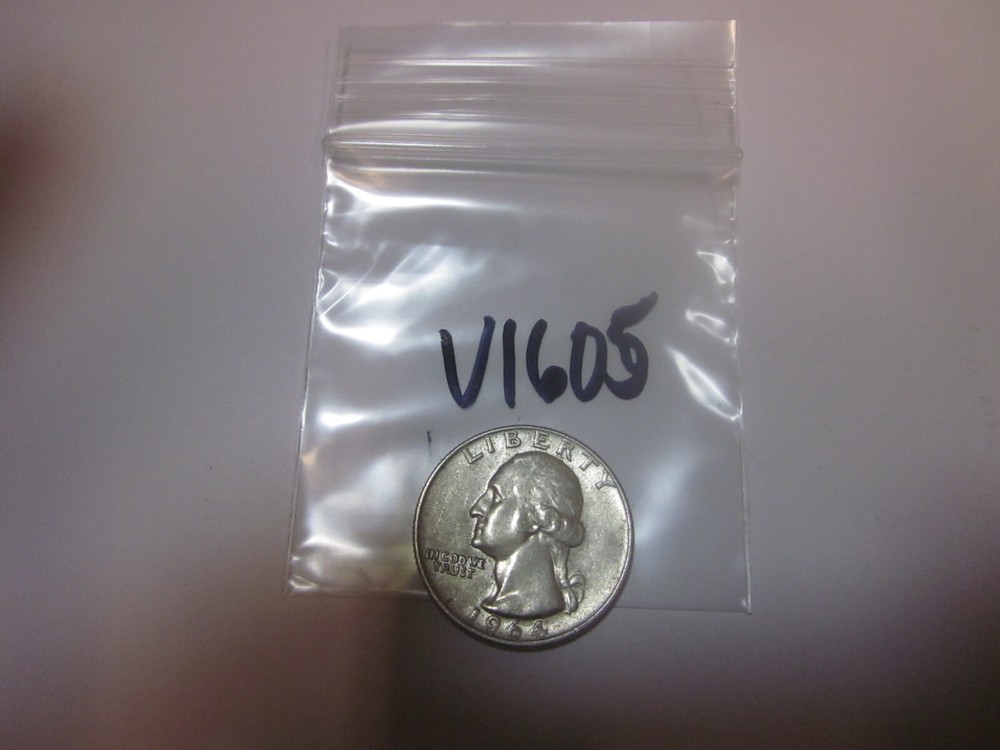 1964 D Washington Silver Quarter 90% Silver