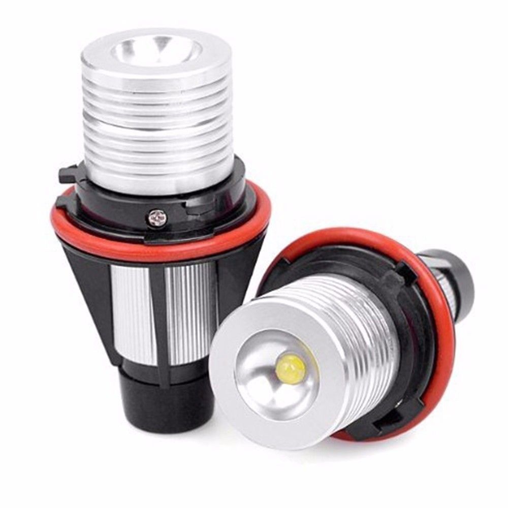 2X Angel Eyes Halo LED Lights Bulb For BMW E39 E87 E64 E63 E65 E66 E53 X5 E83