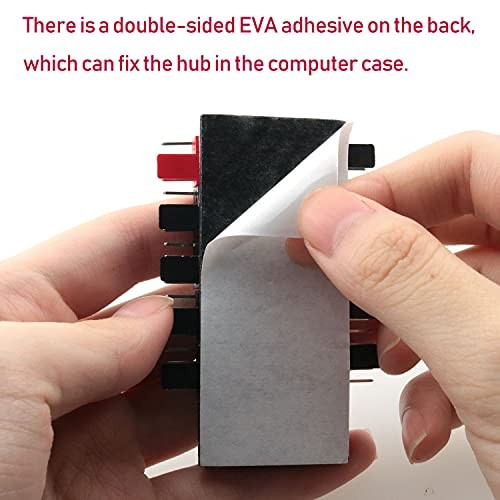 1PC PC Chassis Fan Hub CPU Cooling HUB Fan PWM SATA Controller Speed Controller