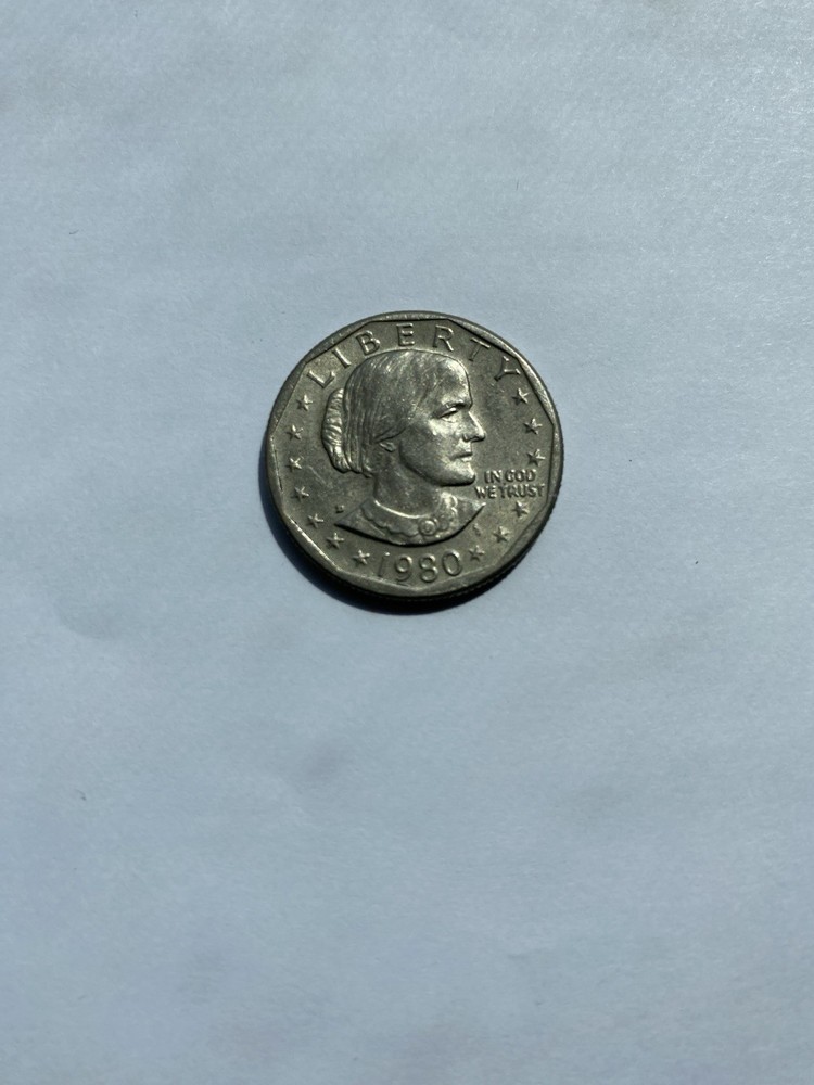 1980 D Susan B. Anthony Dollar $1 Coin