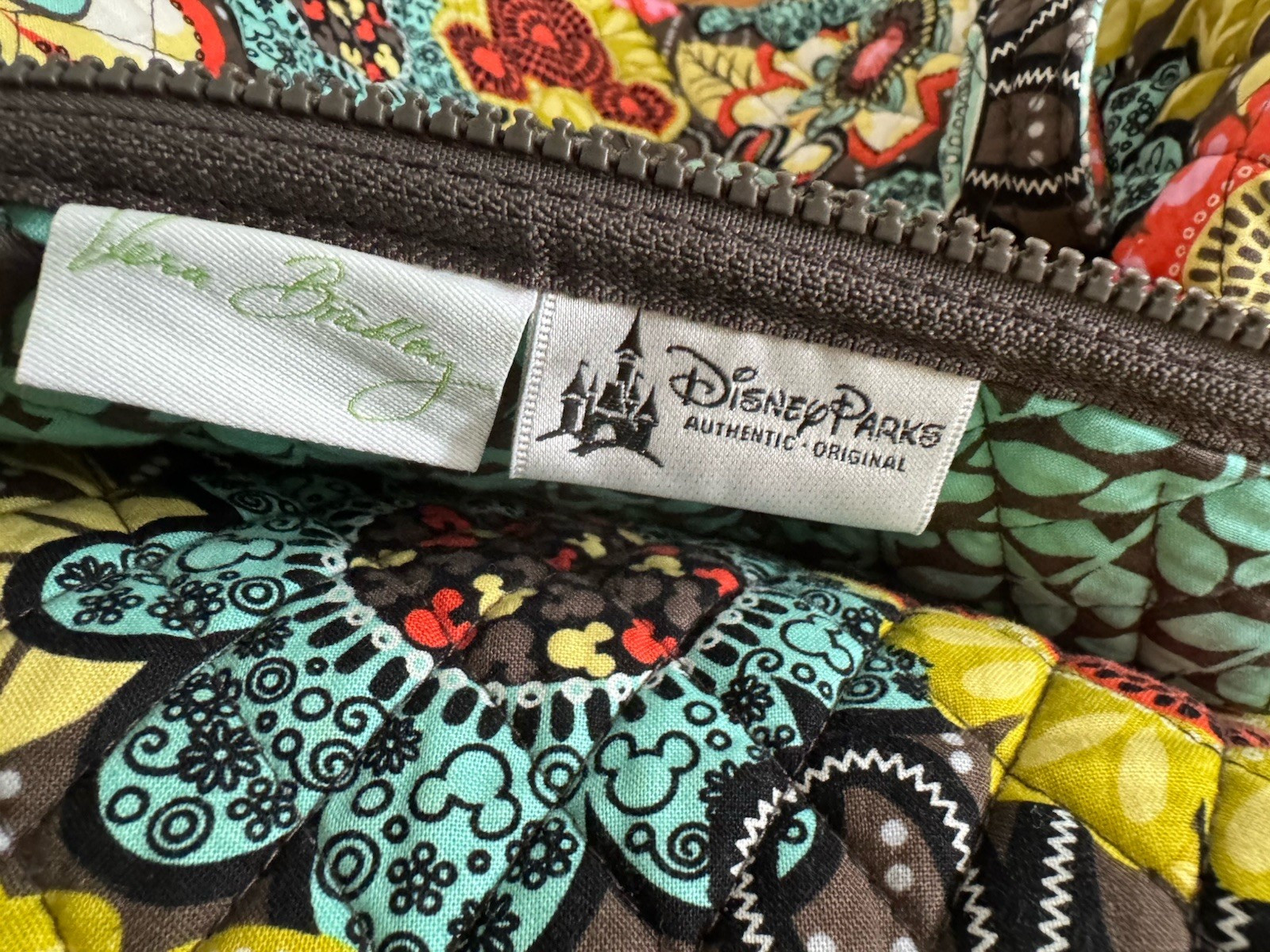 Vera Bradley Disney Parks, Perfect Petals, XL Large Duffel, Mickey Mouse, Floral
