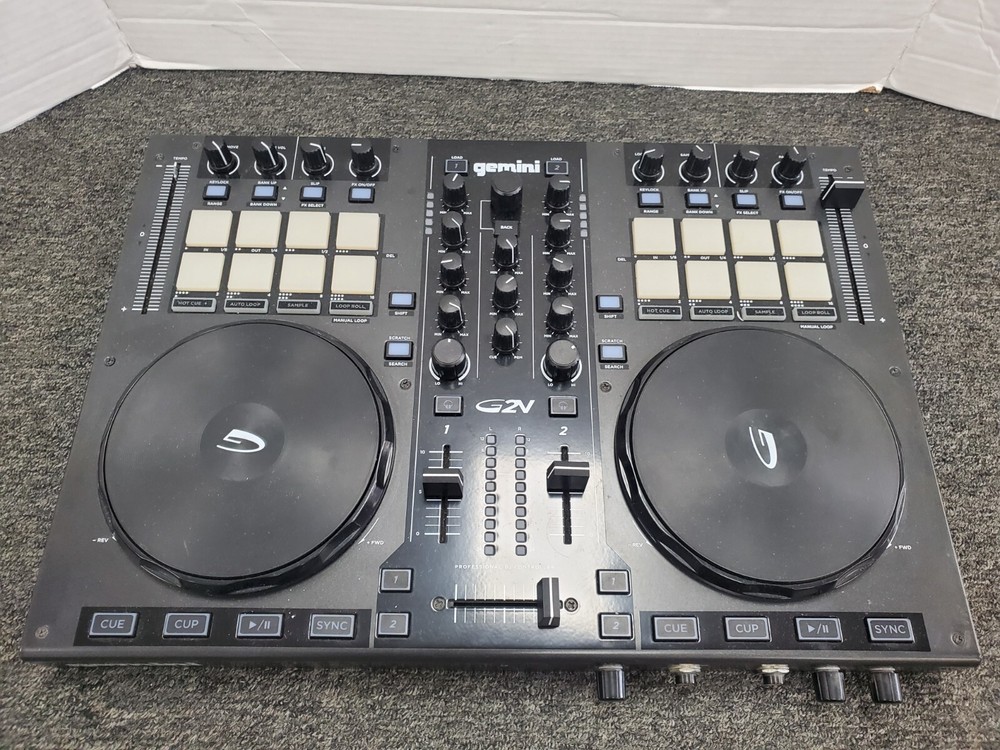 Gemini G2V 2 Channel DJ Controller - Read Description