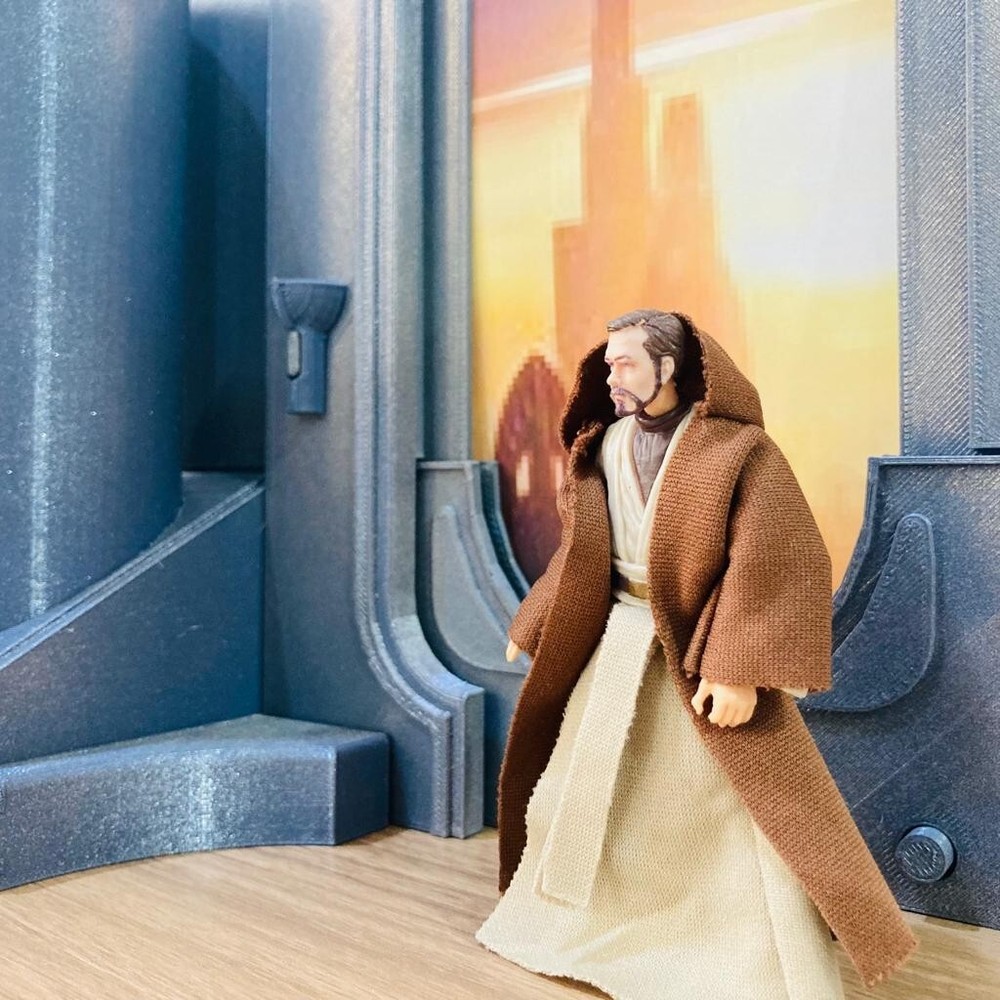 Jedi Temple Corridor Diorama For 3.75 in (1:18) Figure