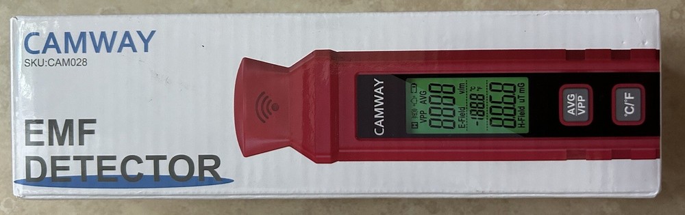 EMF Meter Digital Electromagnetic Field Radiation Detector Handheld LCD Tester