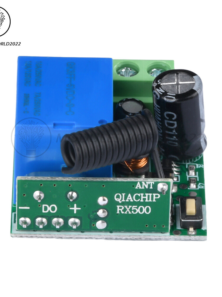 433Mhz 5-60V 1CH Wireless Remote Control Switch Relay Receiver Module with Case