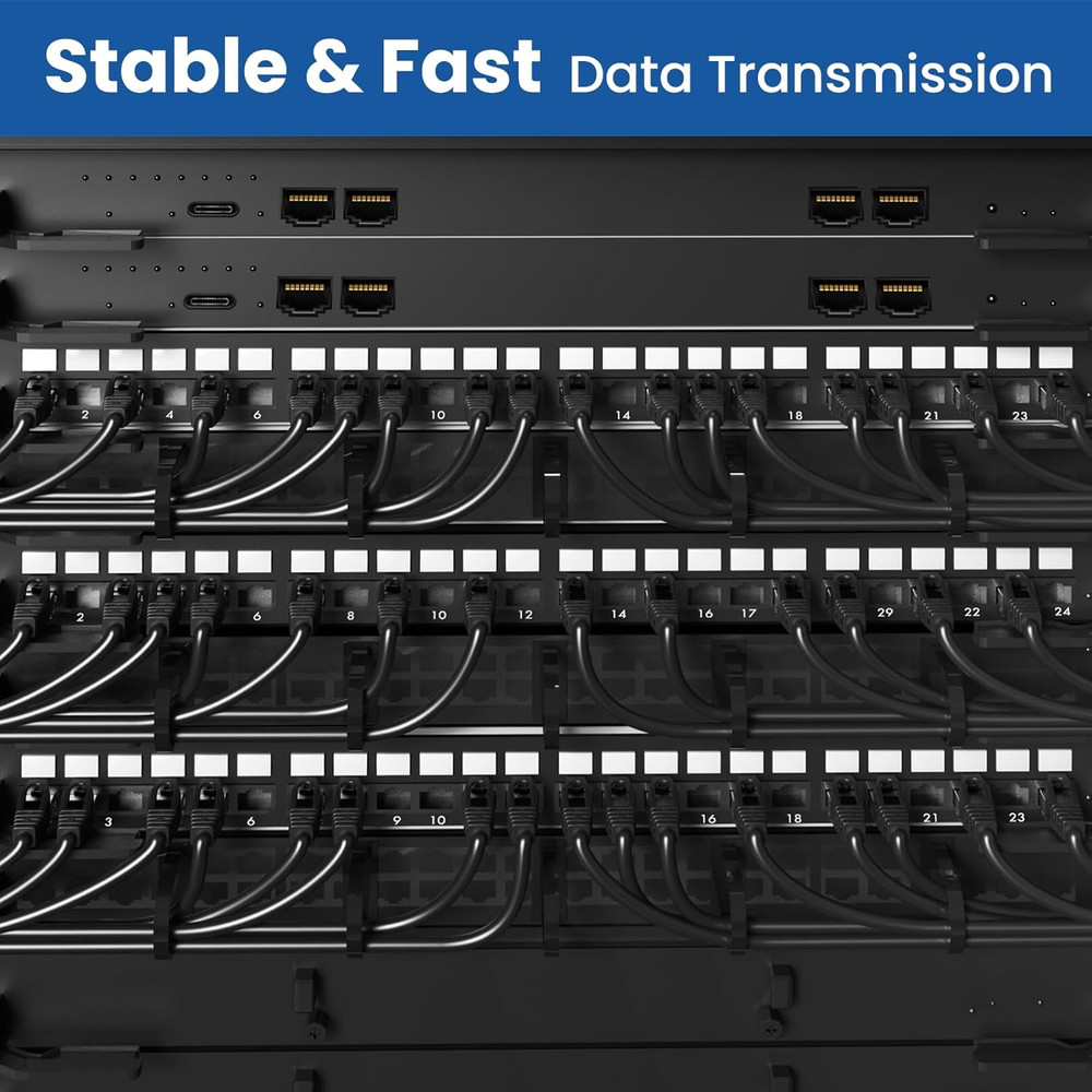 Cat 6 Ethernet Cable 75 Ft, 10Gbps High Speed Ethernet Cable, Internet Cable Out