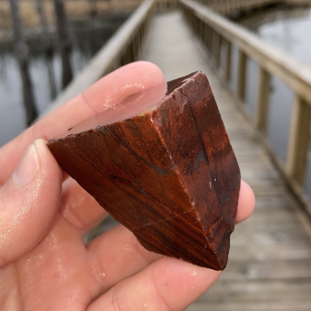 Deep Red Jasper Lapidary Rough 3.75 Oz