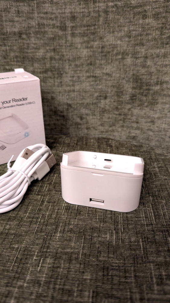 Dock Compatible with Square Reader 2nd Generation, USB Docking Station, White