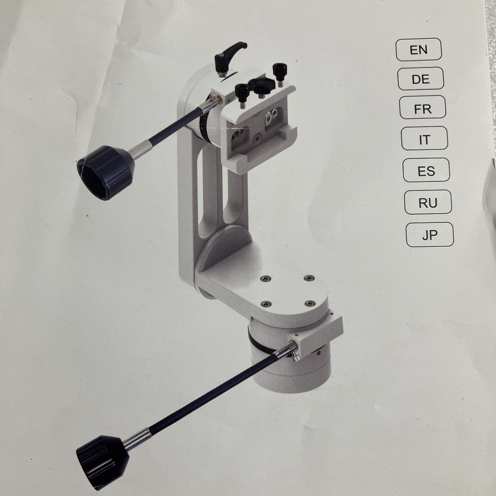 SVBONY SV225 Alt-Azimuth Mount Adjustable Angle Telescope Altazimuth No Instruct