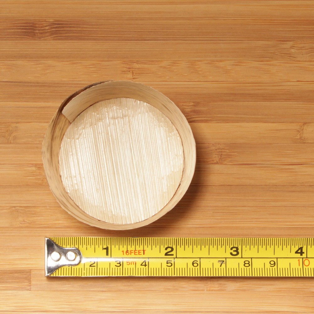 BambooMN Bamboo Leaf Round Tubs - Multiple Sizes & Quantities Available
