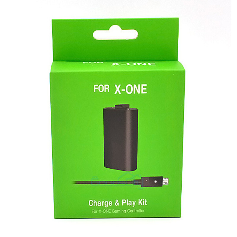 For Microsoft Xbox One Controller Rechargeable Batter W/ USB Charging Cable